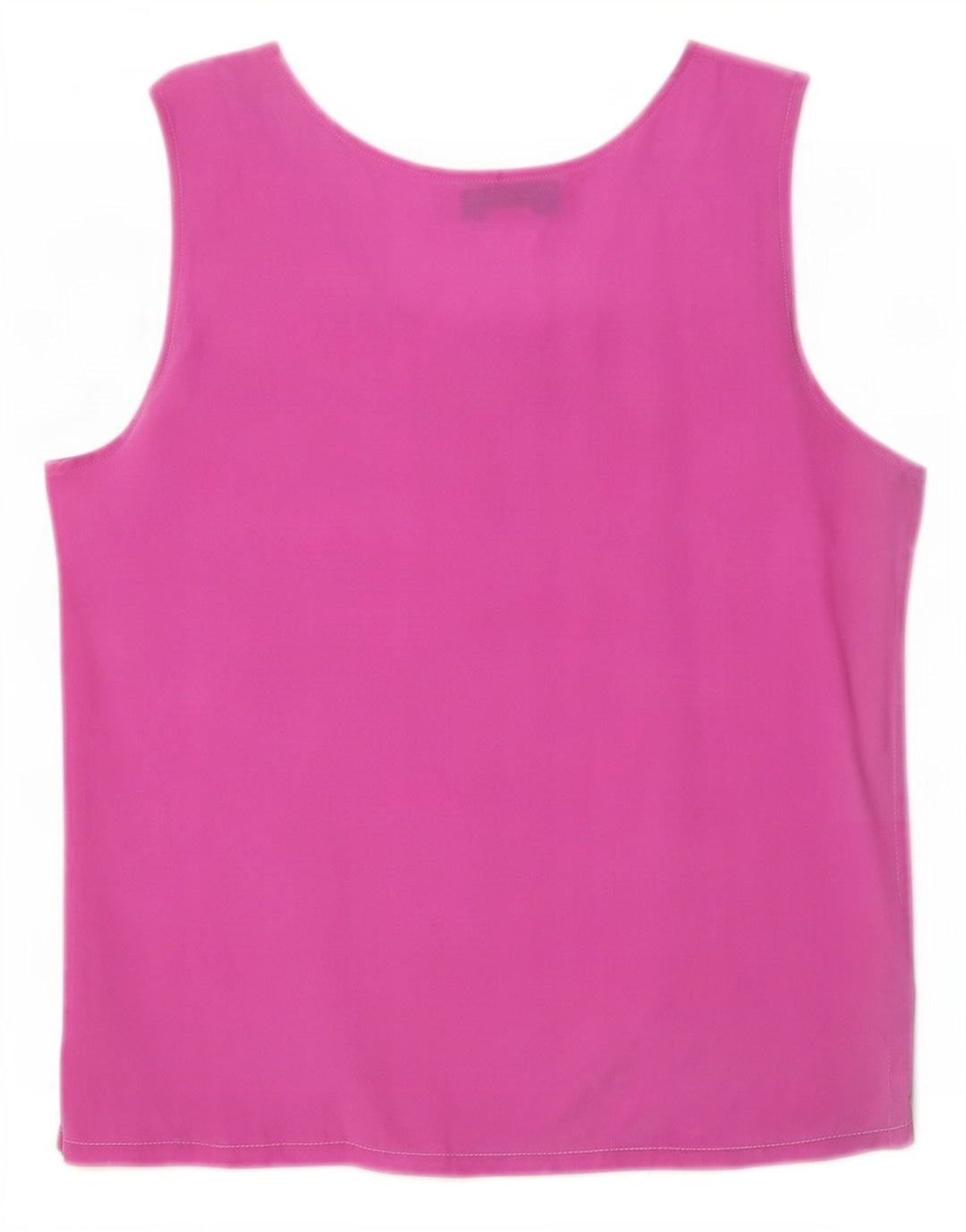 Blunauta Womens Sleeveless Blouse Top IT 46 Large Pink Silk