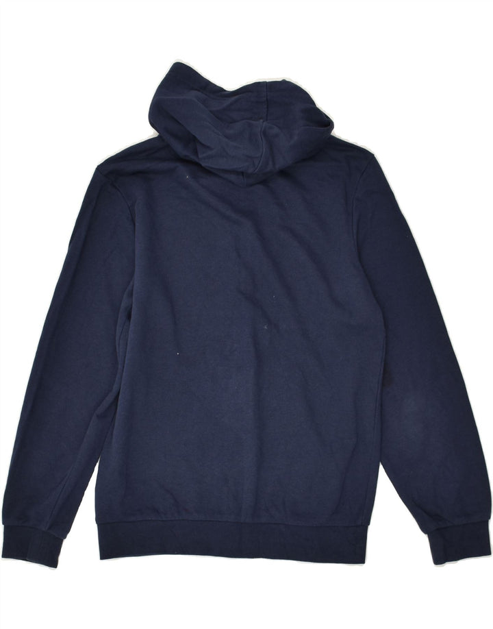 CHAMPION Boys Graphic Zip Hoodie Sweater 9-10 Years Medium  Navy Blue | Vintage Champion | Thrift | Second-Hand Champion | Used Clothing | Messina Hembry 