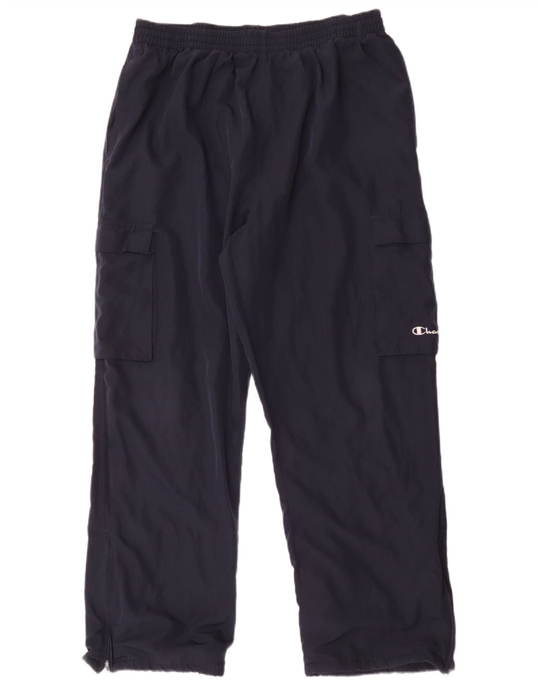 Champion Mens Cargo Windbreaker Trousers Large Navy Blue
