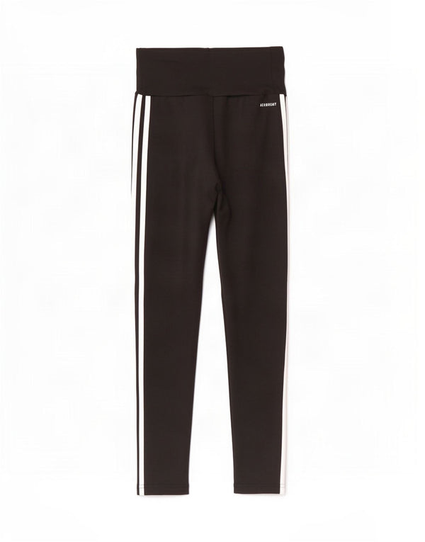 Adidas Girls Aeroready Leggings 13-14 Years Black Polyester