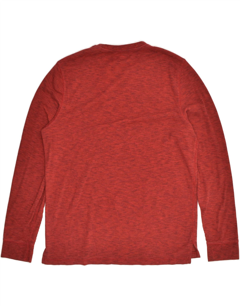 AMERICAN EAGLE Mens Top Long Sleeve Large Red Cotton | Vintage American Eagle | Thrift | Second-Hand American Eagle | Used Clothing | Messina Hembry 