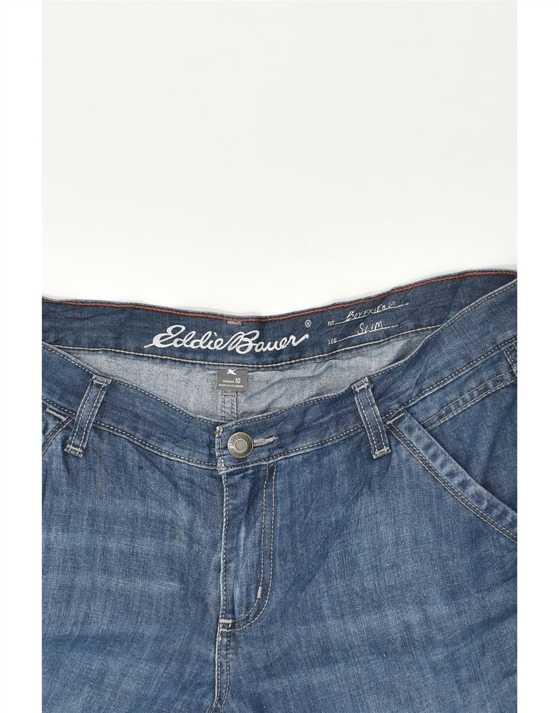 EDDIE BAUER Womens Boyfriend Slim Jeans US 10 Large W34 L26  Blue Cotton | Vintage Eddie Bauer | Thrift | Second-Hand Eddie Bauer | Used Clothing | Messina Hembry 