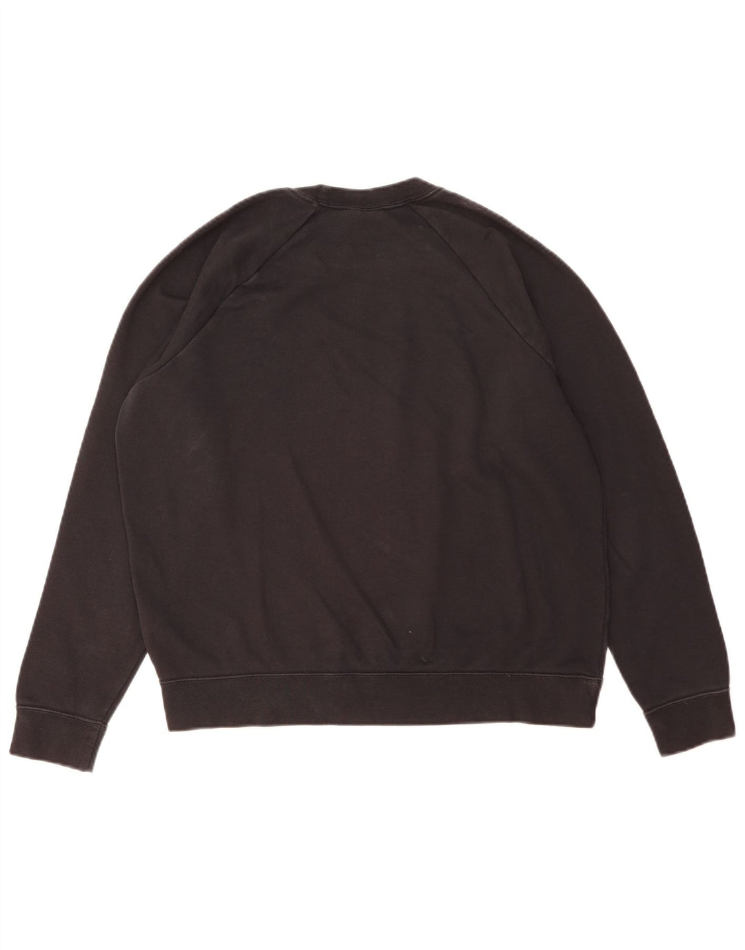 Nike Womens Sweatshirt Jumper UK 16 Large Black Cotton