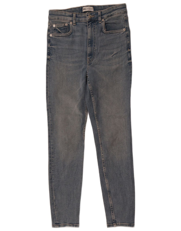Zara Womens Skinny Jeans EU 38 Small W28 L28 Blue Cotton