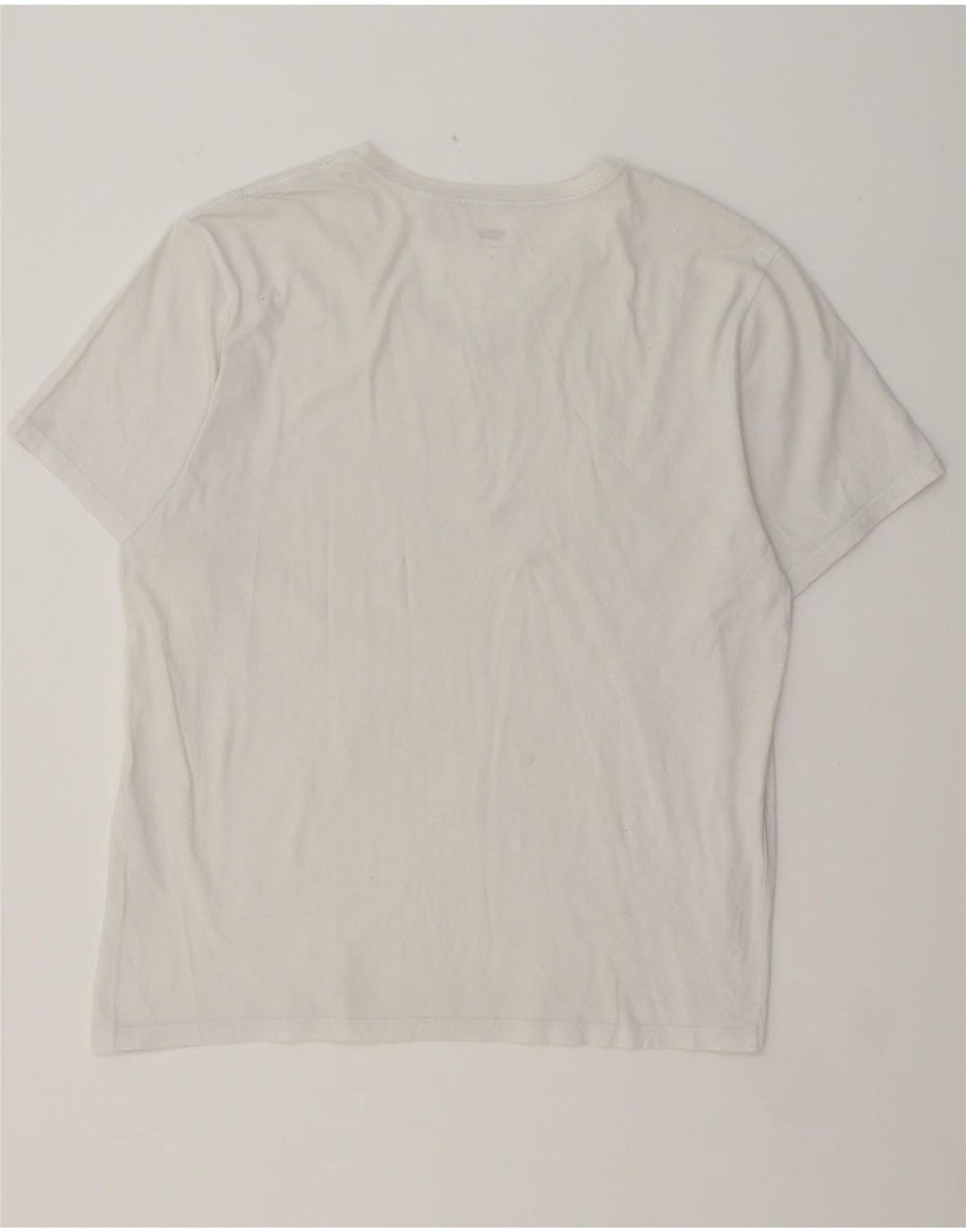 LEVI'S Womens T-Shirt Top UK 18 XL White Cotton Vintage Levi's and Second-Hand Levi's from Messina Hembry 