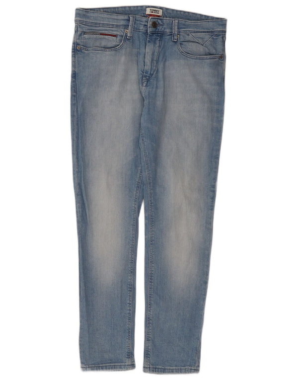 Tommy Hilfiger Mens Slim Jeans W32 L30 Blue Cotton
