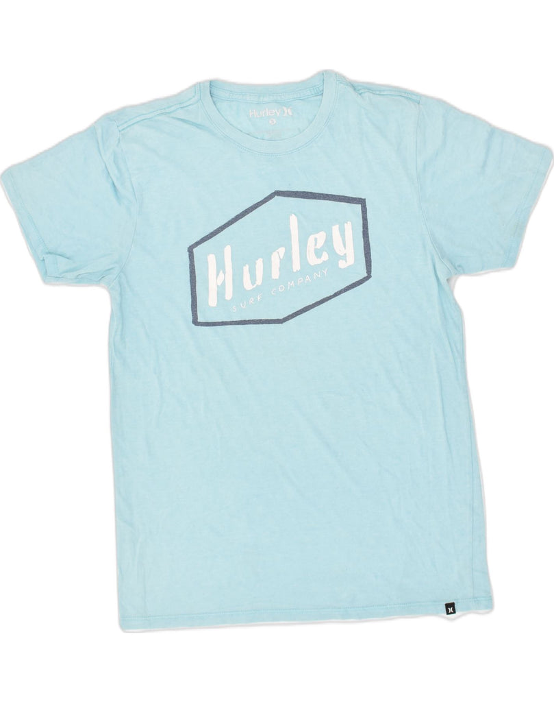 HURLEY Mens Graphic T-Shirt Top Small Blue Cotton | Vintage Hurley | Thrift | Second-Hand Hurley | Used Clothing | Messina Hembry 