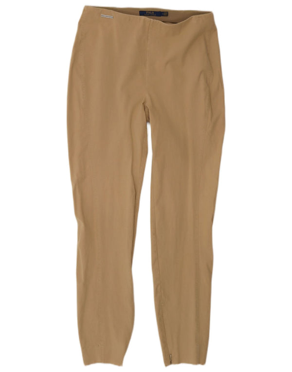 Polo Ralph Lauren Womens Slim Casual Trousers US 4 Small W24 L28 Beige