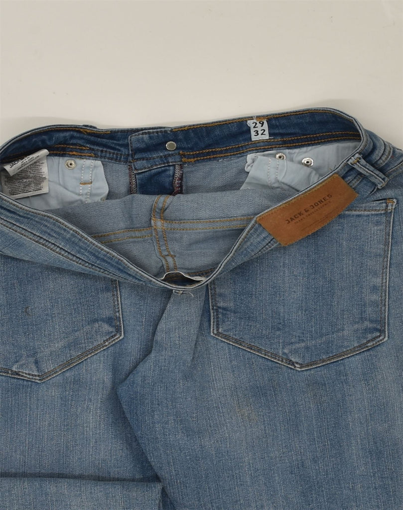 JACK & JONES Mens Slim Jeans W29 L32 Blue Cotton | Vintage Jack & Jones | Thrift | Second-Hand Jack & Jones | Used Clothing | Messina Hembry 