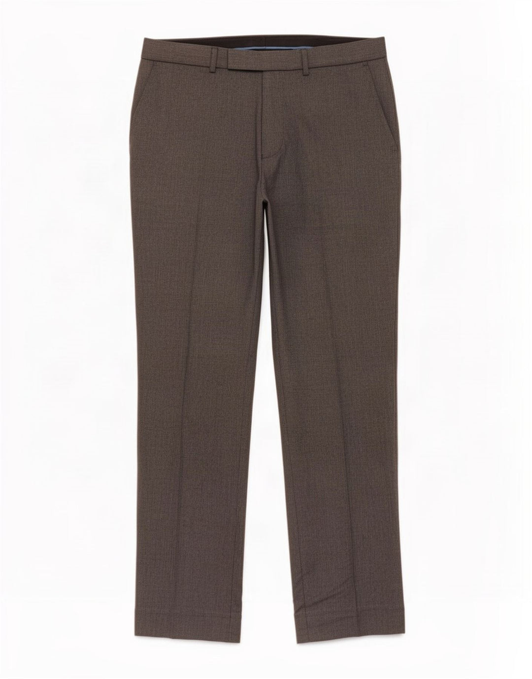 Marks & Spencer Mens Straight Chino Trousers W34 L31 Grey Polyester
