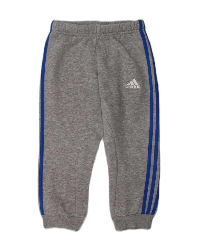 ADIDAS Baby Boys Tracksuit Trousers 18-24 Months Grey | Vintage Adidas | Thrift | Second-Hand Adidas | Used Clothing | Messina Hembry 