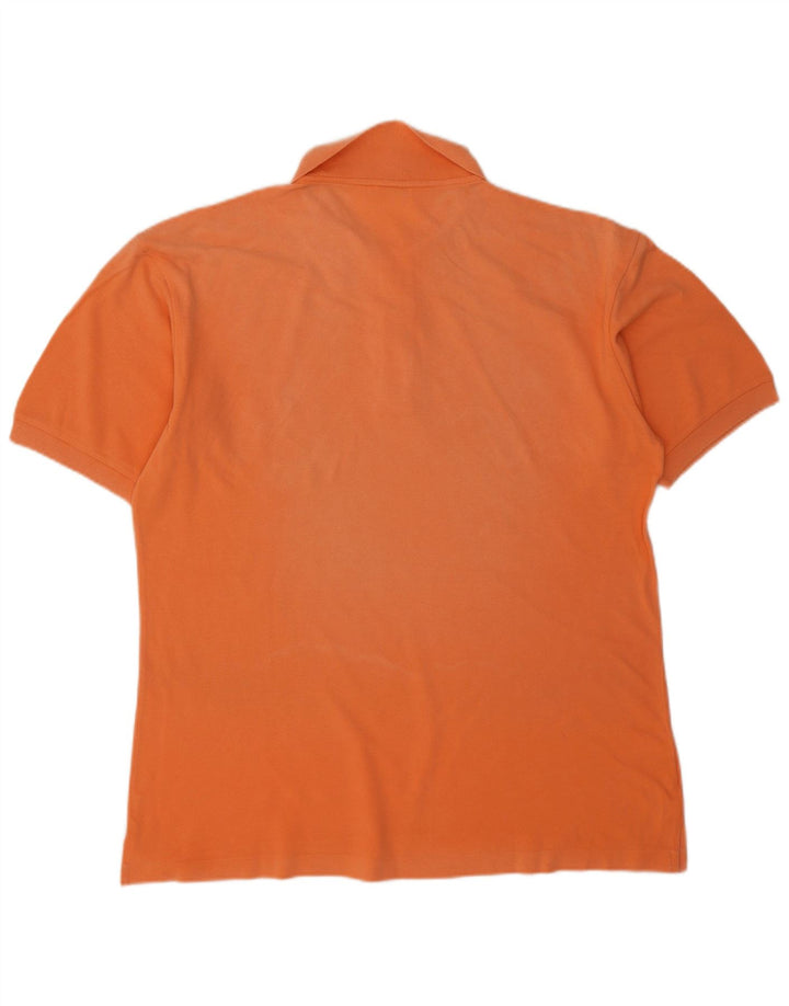 Lotto Mens Polo Shirt XL Orange Cotton