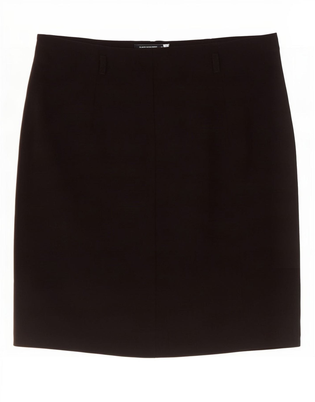 Marks & Spencer Womens Straight Skirt UK 8 Small W28 Black Polyester