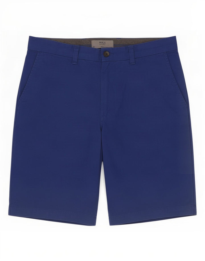 Marks & Spencer Mens Chino Shorts Medium W30 Blue Cotton