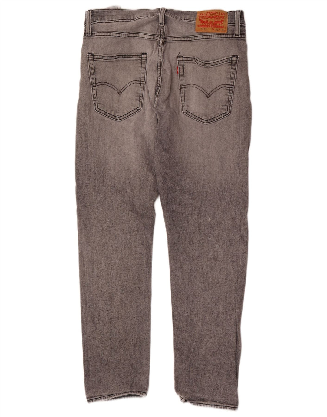 Levi's Mens 512 Slim Tapered Jeans W32 L30 Grey Cotton
