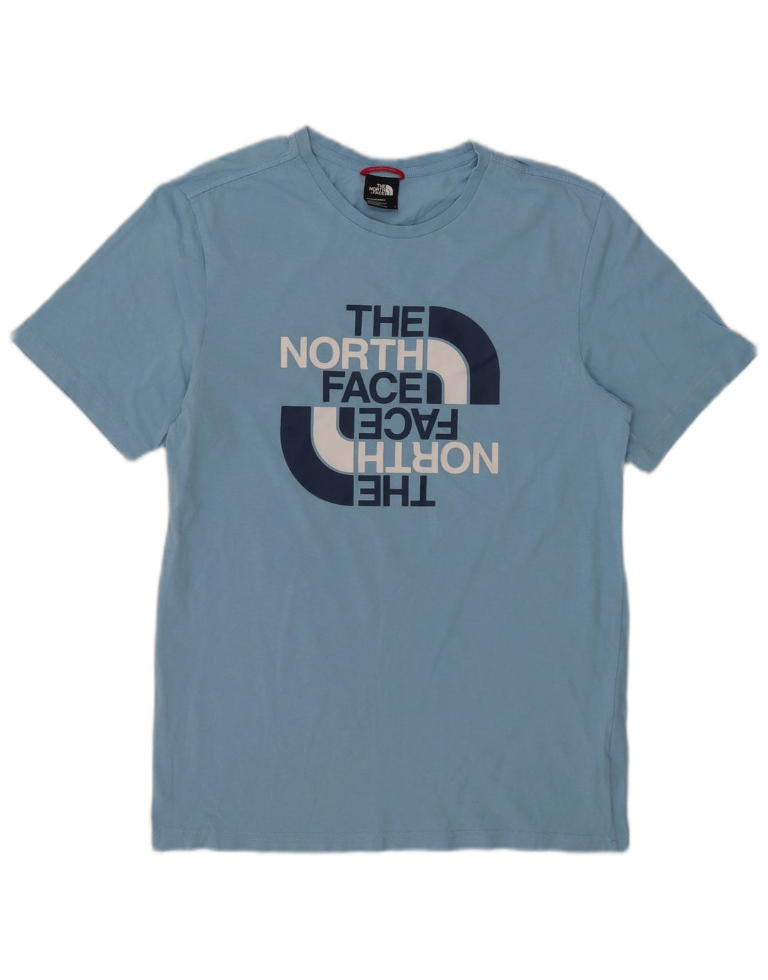 The North Face Mens Graphic T-Shirt Top Small Blue Cotton