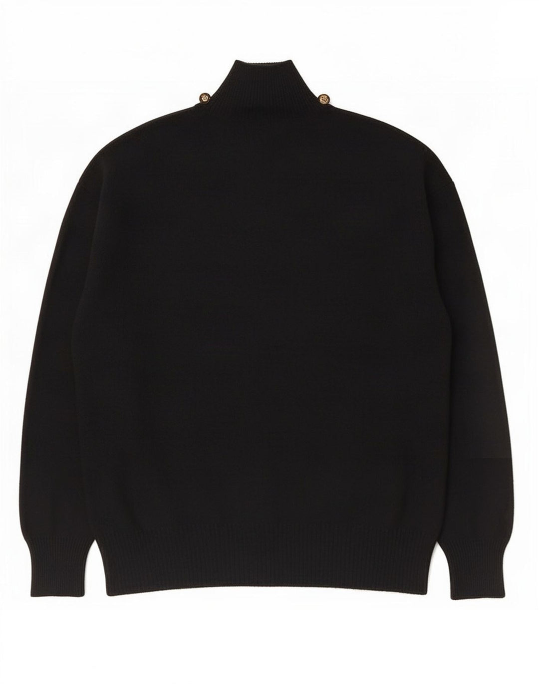 Marks & Spencer Womens Turtle Neck Jumper Sweater UK 12 Medium Black