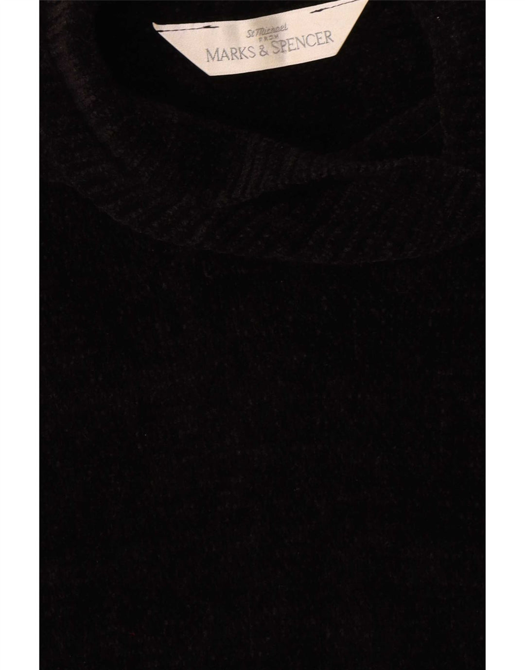 Marks & Spencer Womens Short Sleeve Jumper Dress UK 12 Medium Black
