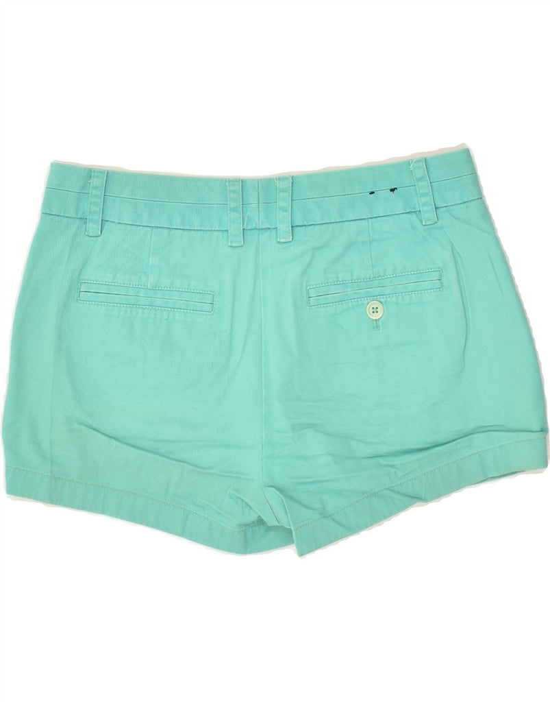 J. CREW Womens Chino Shorts US 2 XS W30 Turquoise Cotton | Vintage J. Crew | Thrift | Second-Hand J. Crew | Used Clothing | Messina Hembry 