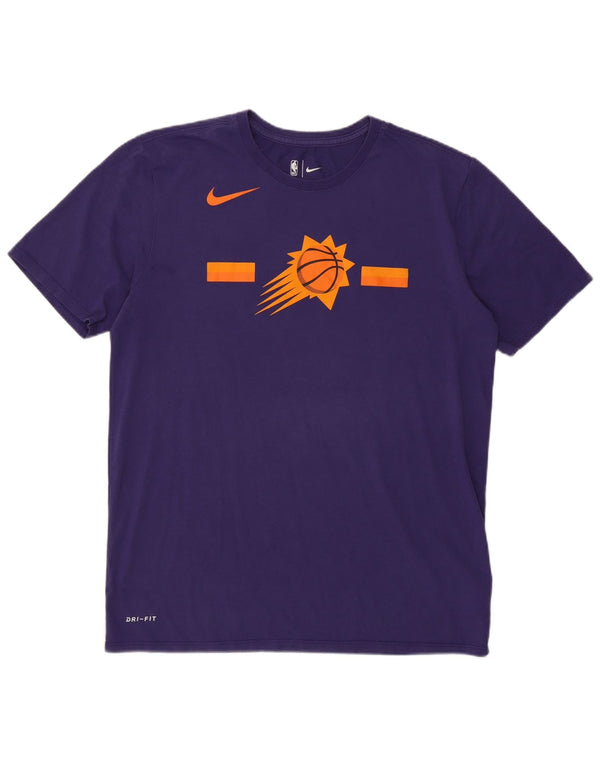 Nike Mens NBA Graphic T-Shirt Top Large Purple Cotton