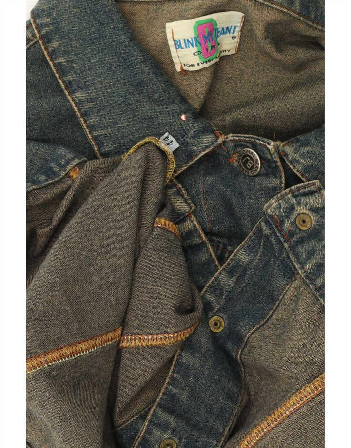 Blink Womens Denim Jacket IT 44 Medium Blue