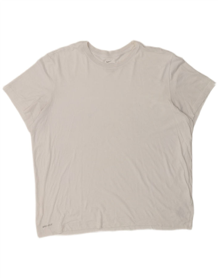 Nike Mens T-Shirt Top XL White Cotton