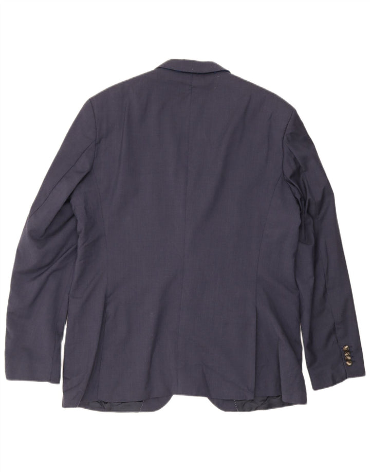 Tommy Hilfiger Mens Tailored 2 Button Blazer Jacket IT 54 2XL Navy Blue