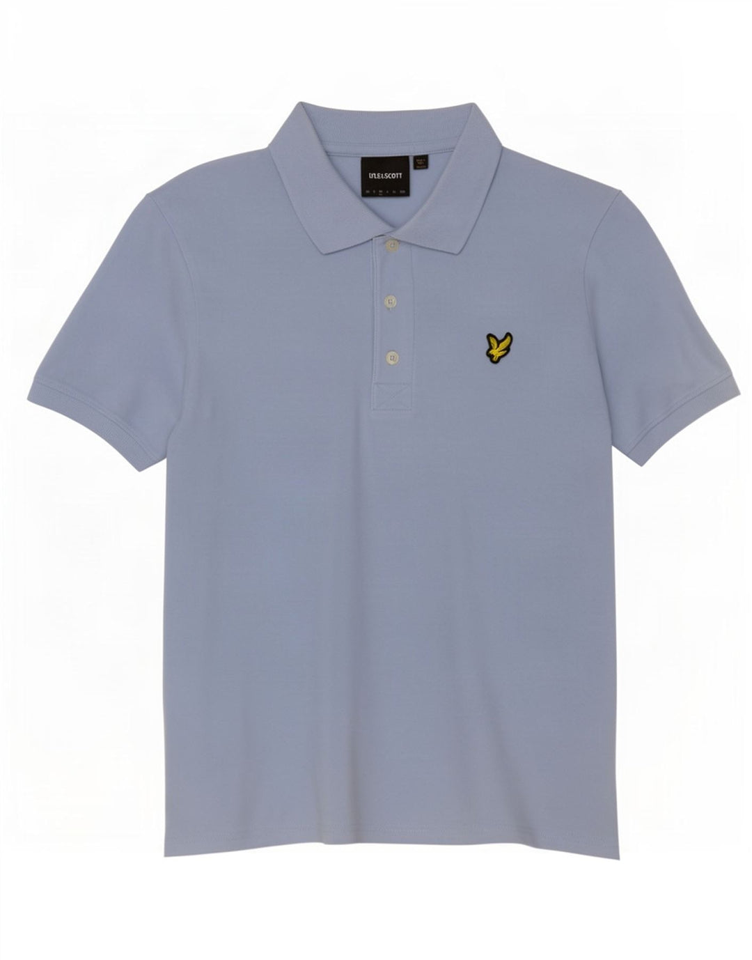 Lyle & Scott Mens Polo Shirt Medium Blue Cotton