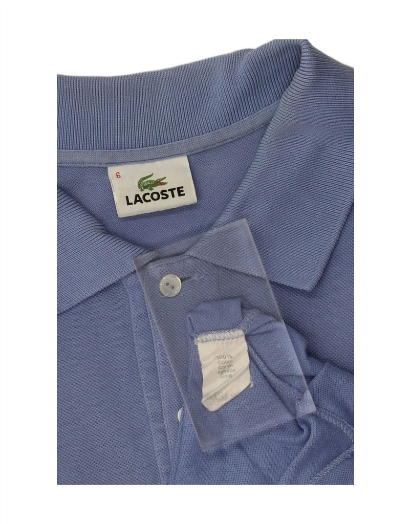 LACOSTE Mens Polo Shirt Size 6 XL Blue Cotton Vintage Lacoste and Second-Hand Lacoste from Messina Hembry 