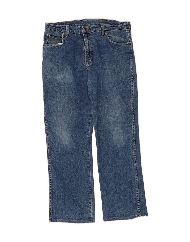 WRANGLER Mens Regular Straight Jeans  W36 L30 Blue Cotton Vintage Wrangler and Second-Hand Wrangler from Messina Hembry 