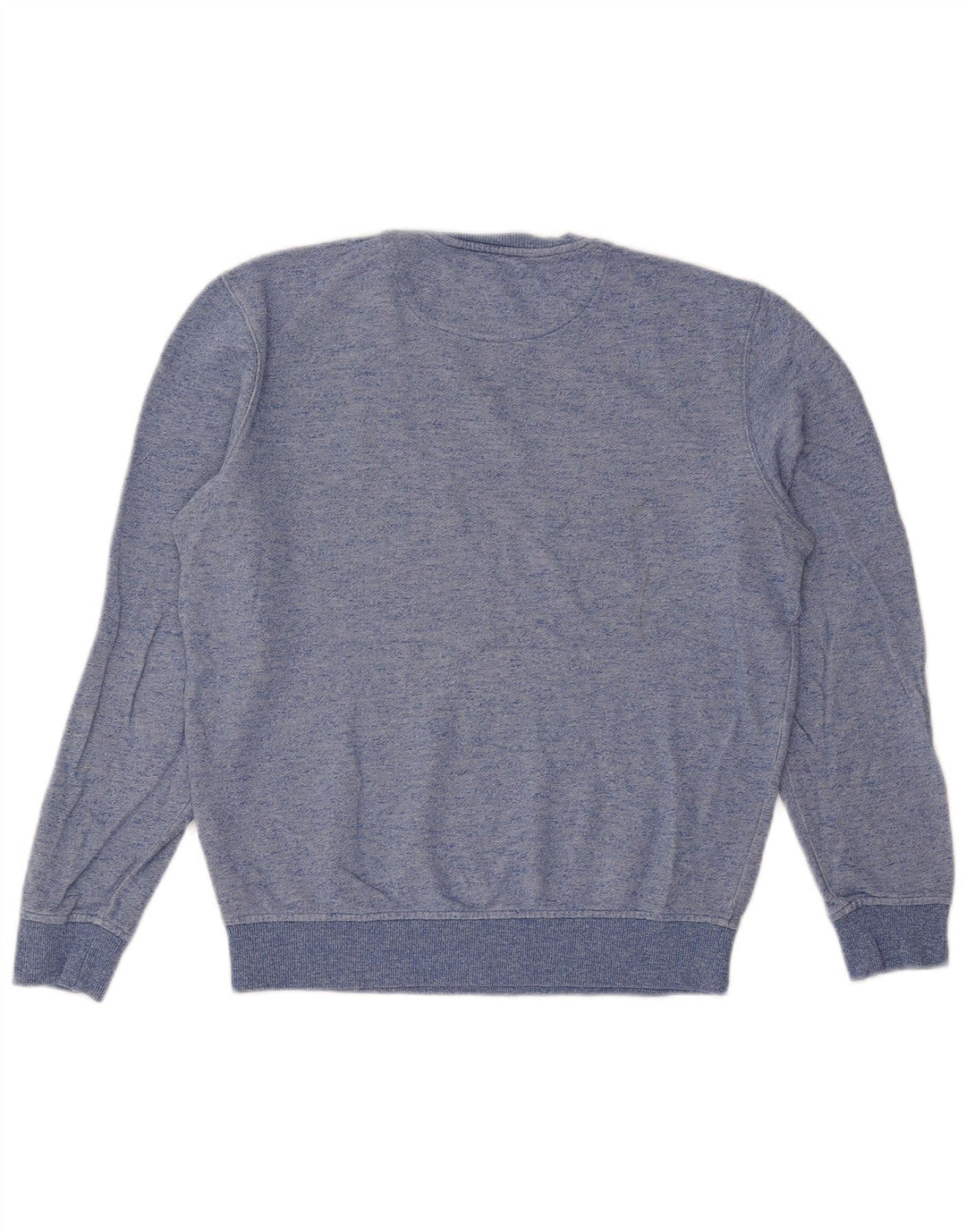 Lyle & Scott Mens Sweatshirt Jumper Small Blue Flecked Cotton