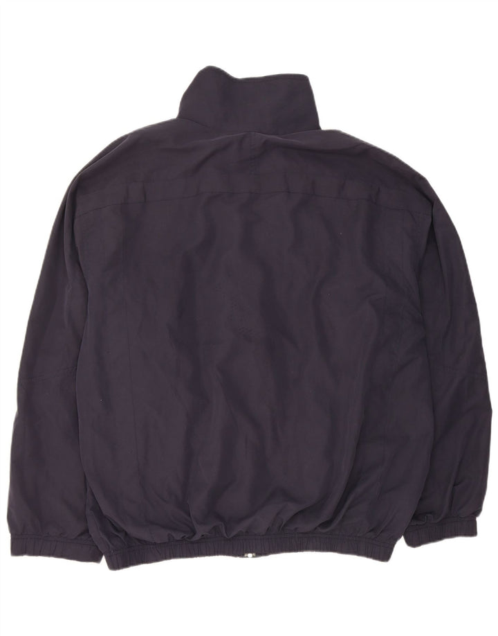 Ellesse Mens Tracksuit Top Jacket Large Navy Blue Polyester