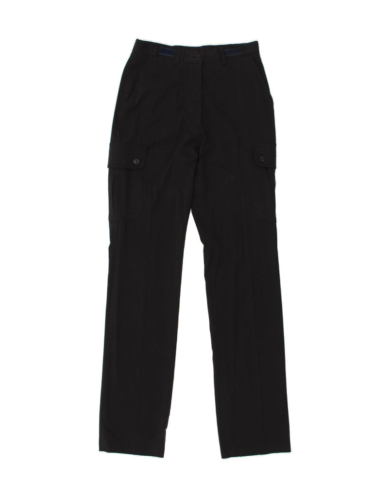 PAUL & SHARK Womens Straight Cargo Trousers IT 44 Medium W28 L33 Black | Vintage Paul & Shark | Thrift | Second-Hand Paul & Shark | Used Clothing | Messina Hembry 