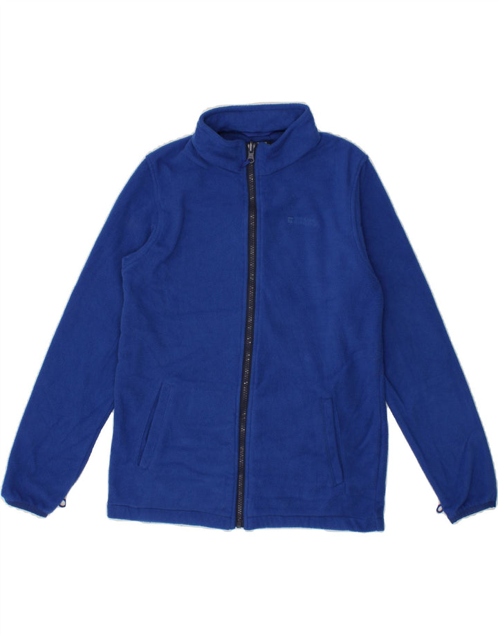 MOUNTAIN WAREHOUSE Boys Fleece Jacket 12-13 Years Blue Polyester Vintage Mountain Warehouse and Second-Hand Mountain Warehouse from Messina Hembry 