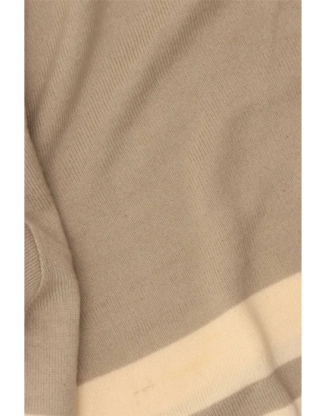 Les Copains Mens Crew Neck Jumper Sweater IT 52 Large Grey Colourblock Wool