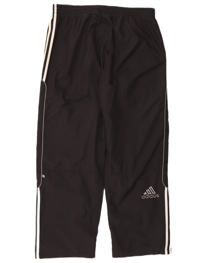 Adidas Mens Tracksuit Trousers Large Black Polyester