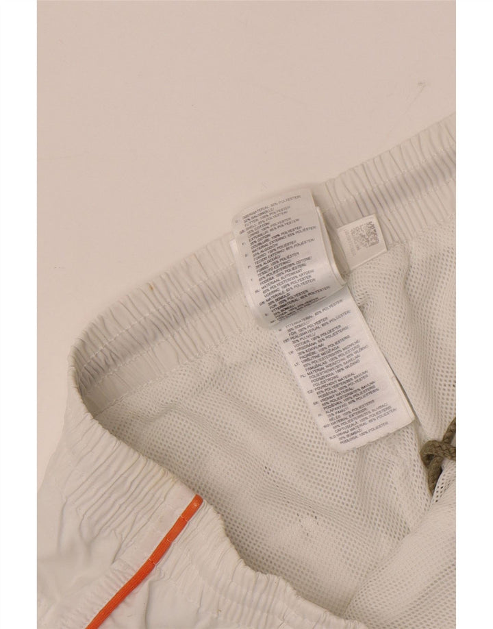 Adidas Mens Straight Cargo Capri Trousers XL W36 L19 White Polyester
