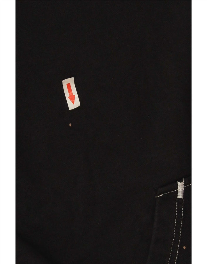 Nike Mens Oversized Hoodie Jumper Small Black Cotton