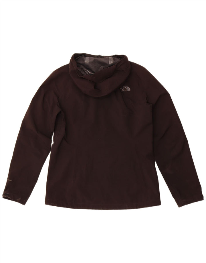 The North Face Mens Hooded Rain Jacket UK 38 Medium Black Polyester