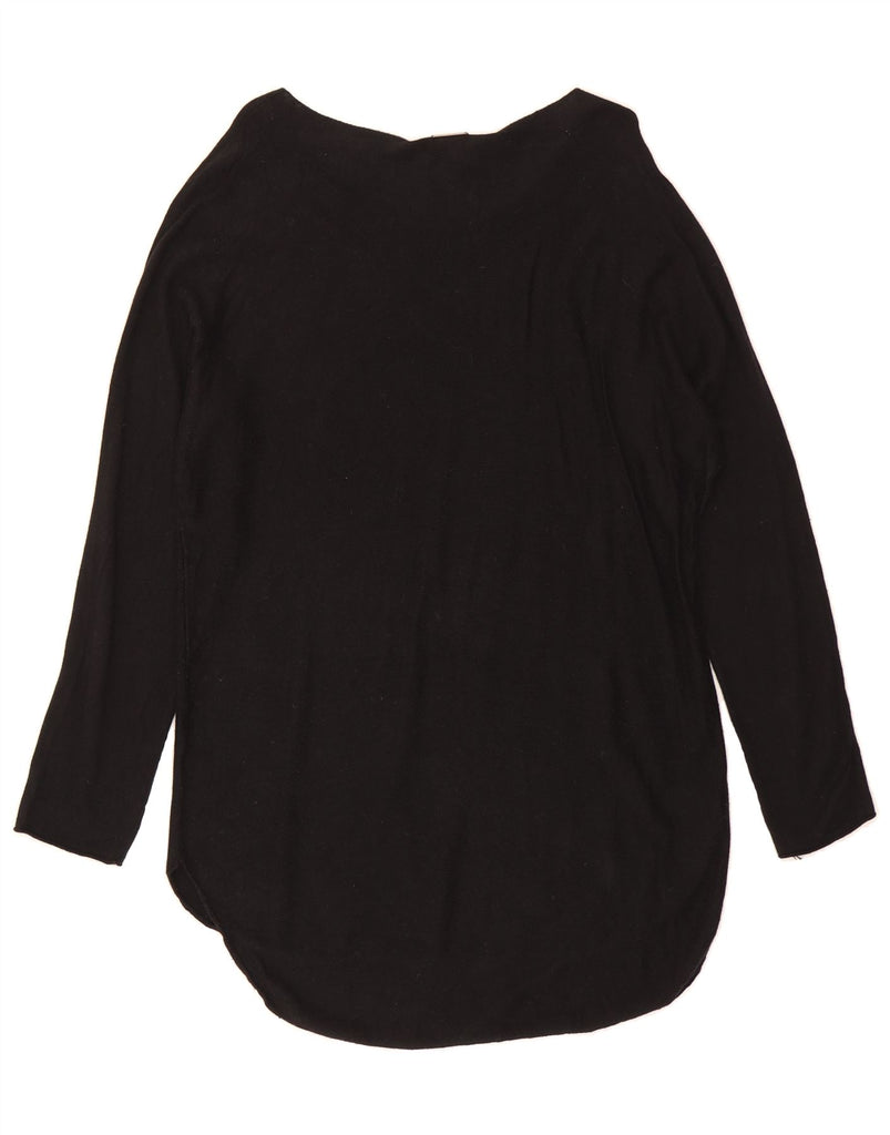 MICHAEL KORS Womens Boat Neck Jumper Sweater UK 16 Large Black Vintage Michael Kors and Second-Hand Michael Kors from Messina Hembry 