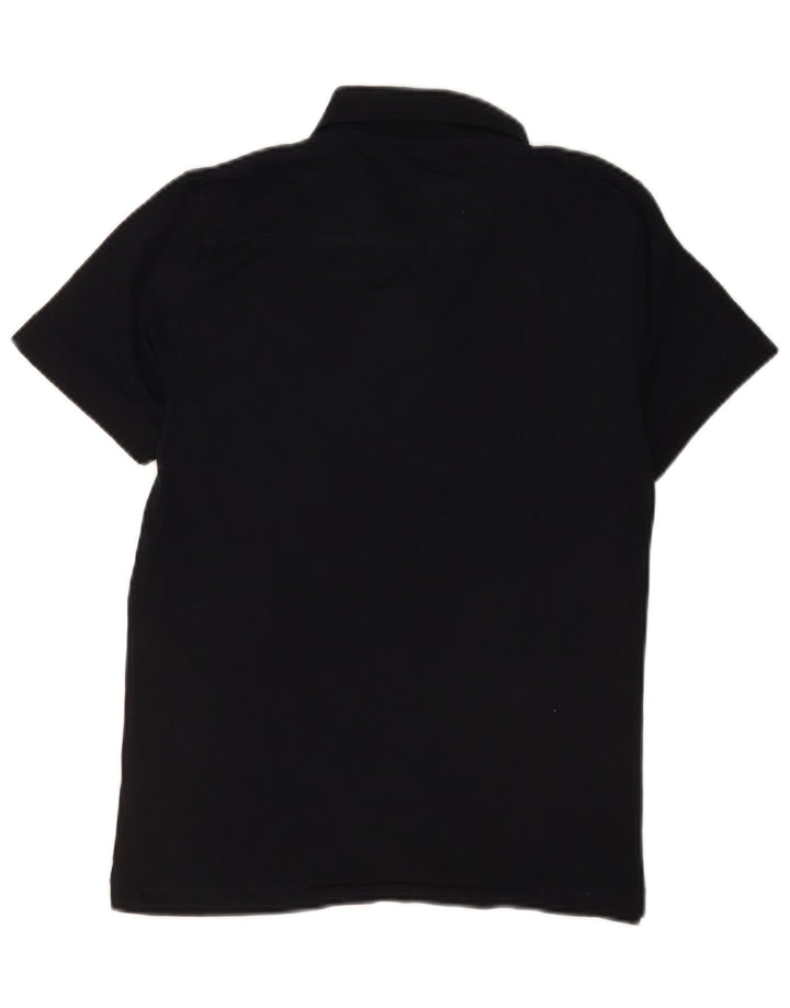 French Connection Boys Polo Shirt 13-14 Years Medium Navy Blue Cotton