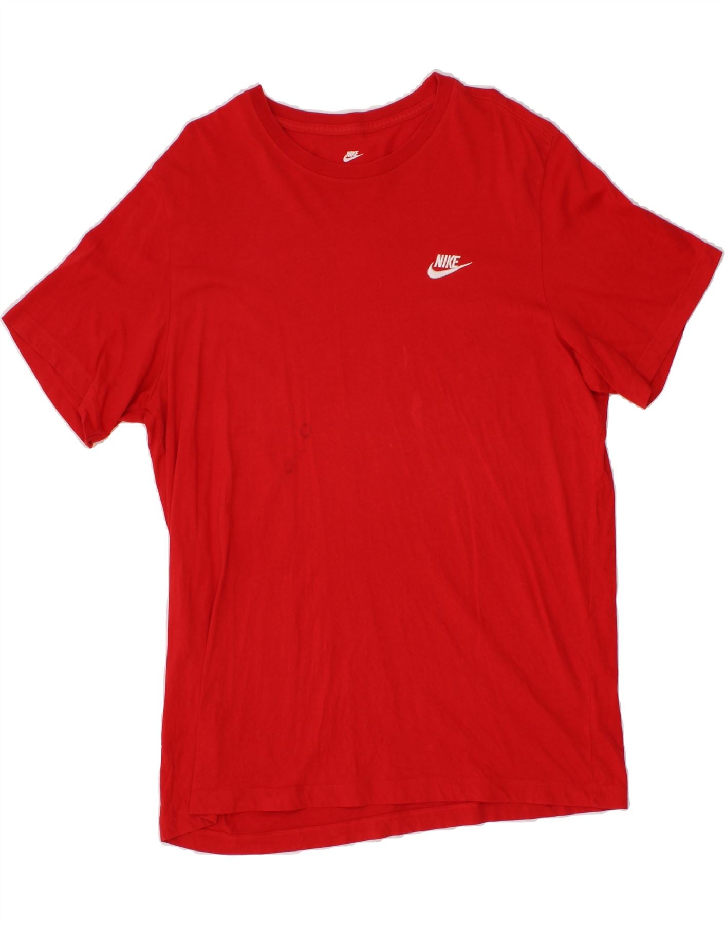 Camiseta NIKE Hombre Top XL Rojo Algodón Ropa vintage y de