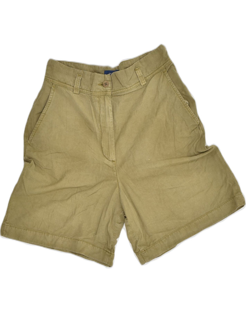 GANT Womens High Waist Chino Shorts UK 12 Medium W30  Khaki | Vintage Gant | Thrift | Second-Hand Gant | Used Clothing | Messina Hembry 