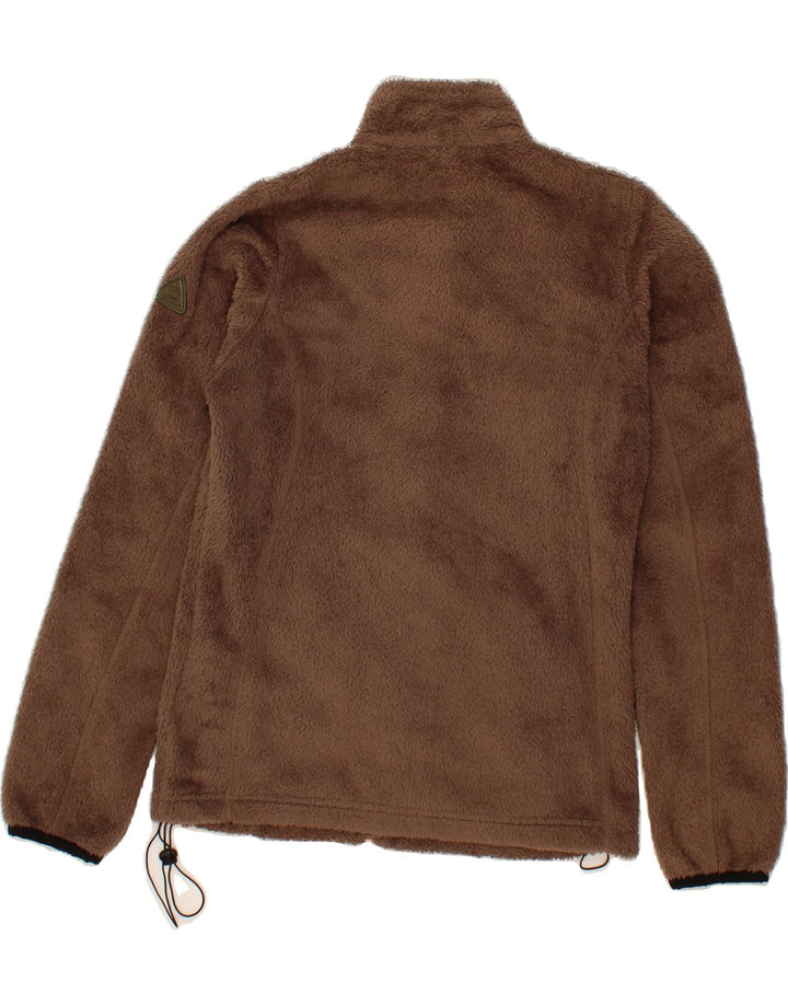 IGUANA Womens Fleece Jacket EU 38 Medium Brown Polyester Vintage Iguana and Second-Hand Iguana from Messina Hembry 