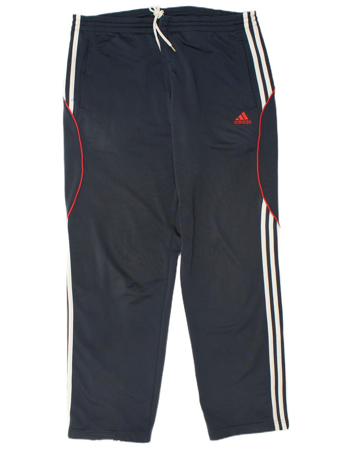 Adidas Mens Tracksuit Trousers 2XL  Navy Blue Polyester