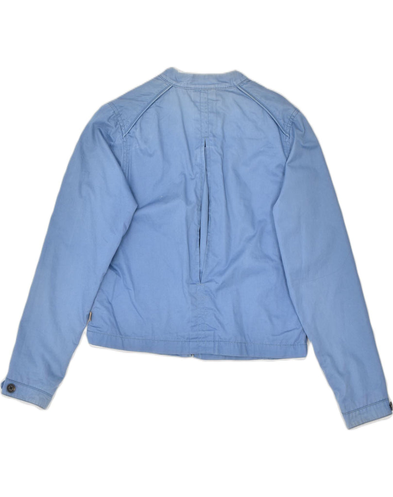 TIMBERLAND Womens Bomber Jacket UK 14 Medium Blue Cotton | Vintage | Thrift | Second-Hand | Used Clothing | Messina Hembry 