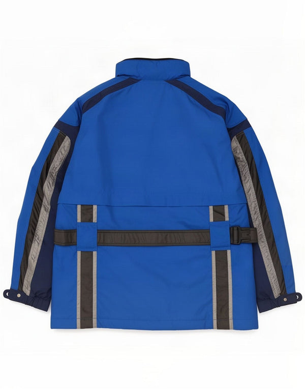Ellesse Mens Loose Fit Ski Jacket UK 36 Small Blue Colourblock Polyester
