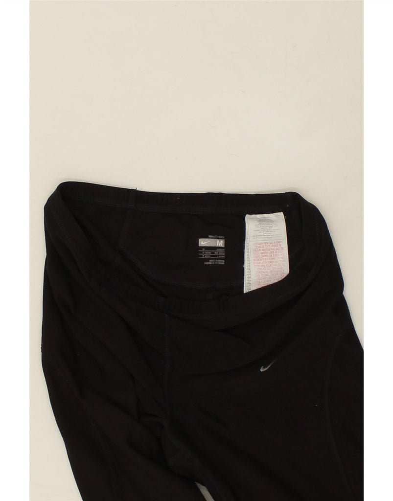 NIKE Womens Tracksuit Trousers UK 12 Medium Black Polyester Vintage Nike and Second-Hand Nike from Messina Hembry 