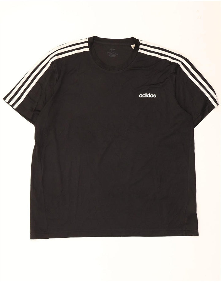 ADIDAS Mens Aeroready T-Shirt Top XL Black Polyester