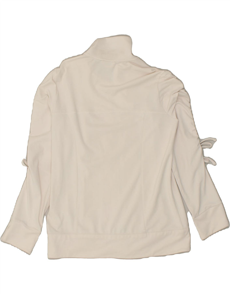 ADIDAS Womens Tracksuit Top Jacket UK 18 XL White Polyester | Vintage Adidas | Thrift | Second-Hand Adidas | Used Clothing | Messina Hembry 